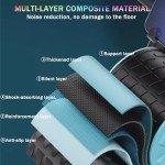Ab Roller Wheel with Knee Mat & Timer
