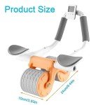 Ab Roller Wheel with Knee Mat & Timer