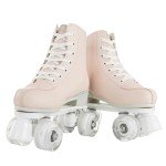 Light Up Pink Roller Skates for Women and Girls