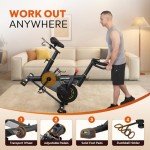 Magnetic Resistance Indoor Exercise Bike with Monitor