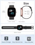 HUAKUA Fitness Smartwatch with Heart Rate Monitor
