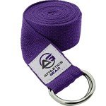 Durable 6ft Yoga Strap with Metal D-Ring