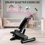 Mini Stepper with Resistance Bands for Home Fitness