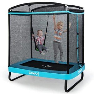 GYMAX 6 FT Rectangle Indoor/Outdoor Kids Trampoline