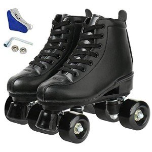 Adjustable Double Row High-Top Roller Skates