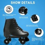 Adjustable Double Row High-Top Roller Skates