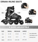 Adjustable Inline Skates for Kids - White
