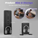 Foldable Pilates Reformer Set with Resistance Bands