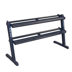 Body-Solid Grey 2-Tier Dumbbell Rack
