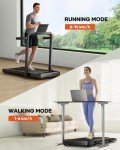 Compact Folding Treadmill with Adjustable Speed