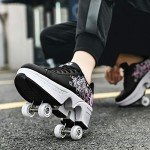 2-in-1 Roller Skate Sneakers for Kids & Adults