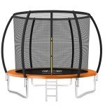 8ft Outdoor Trampoline with Ladder