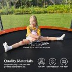8ft Outdoor Trampoline with Ladder