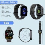HD Fitness Smart Watch with Call and Activity Tracking