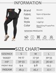 RIOJOY High Waist Scrunch Butt Lifting Leggings