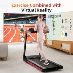 Foldable Treadmill with APP Control for Home