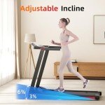 Foldable Treadmill with APP Control for Home