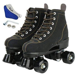 Adjustable Four-Wheel Roller Skates for Outdoor Fun