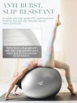 PhysKcal 85cm Anti-Burst Gym Ball - Grey