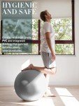 PhysKcal 85cm Anti-Burst Gym Ball - Grey