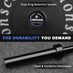 LIONSCOOL 6ft Olympic Barbell for Strength Training