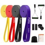 4-Level Resistance Bands Set for Home Workouts