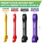 4-Level Resistance Bands Set for Home Workouts