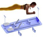 Adjustable Pilates Reformer Set with Sliding Board