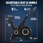 LSBIKE Indoor Spin Bike with Heart Rate Monitor