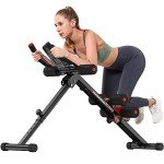 FLYBIRD Adjustable Ab Workout Machine for Home Fitness