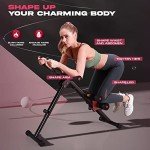 FLYBIRD Adjustable Ab Workout Machine for Home Fitness