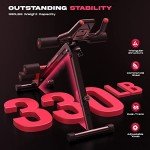 FLYBIRD Adjustable Ab Workout Machine for Home Fitness