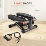 Compact Mini Stepper with Bands and Monitor