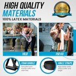 PORTENTUM 150 lbs Resistance Bands Fitness Kit