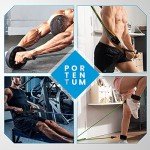 PORTENTUM 150 lbs Resistance Bands Fitness Kit
