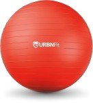 URBNFit 65CM Anti-Burst Exercise Ball - Red