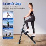 Compact Vertical Climber for Full-Body Workouts