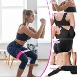 AUVIM 5-Pack Non-Slip Resistance Exercise Bands