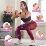 AUVIM 5-Pack Non-Slip Resistance Exercise Bands