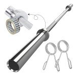 5Ft Olympic Barbell with Anti-Slip Grip