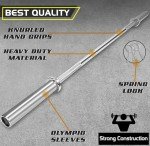 5Ft Olympic Barbell with Anti-Slip Grip