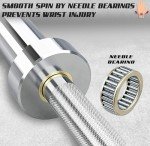 5Ft Olympic Barbell with Anti-Slip Grip