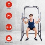 Strongway Half Power Cage Multi-Gym Squat Rack