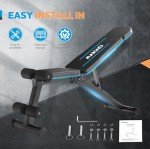 Adjustable Foldable Weight Bench for Home Gym