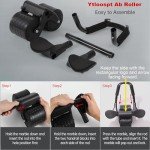 Ab Roller Wheel with Timer and Elbow Support