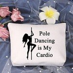 Funny Pole Dancing Makeup Bag for Enthusiasts