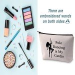 Funny Pole Dancing Makeup Bag for Enthusiasts