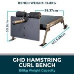 Adjustable Hamstring Curl Bench for Leg Strength