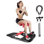 All-in-One Hip Thrust and Sissy Squat Machine