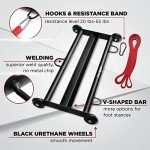 Yes4All Glute Ham Glider Exercise Wheels for Home Gym